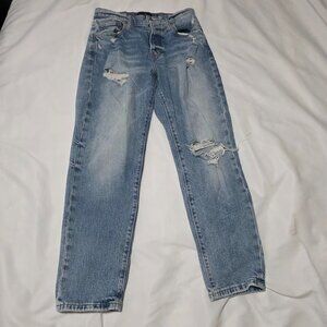 Lucky Brand The Perfect Vintage Jeans Womens 27P Distressed Straight